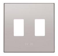 USB зарядка алюминий ABB Sky Niessen 2CLA858530A1301|2CLA818530A1001