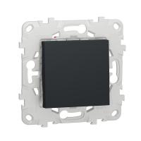 Переключатель 1-клавишный перекрестный схема 7 10 AX 250 В Unica NEW Schneider Electric антрацит NU520554