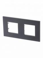 2 постовая рамка антрацит ABB Zenit 2CLA227200N1801