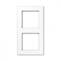 Рамка двухместная цвет белый Jung a creation AC582WW