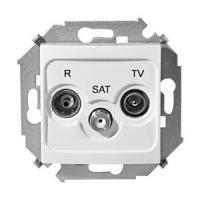 Розетка TV спутниковая одиночная Simon 15 1591466-030