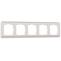 Рамка из пластика на 5 постов Stream перламутровый Werkel Stream перламутровый W0052113
