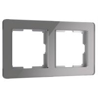 Рамка из акрила на 2 поста Acrylic графит Werkel Acrylic графит W0022704