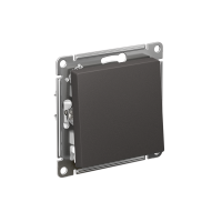 Выключатель 1-клавишный Systeme Electric Atlas Design 10АХ, БАЗАЛЬТ ATN001411