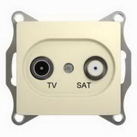 Розетка TV/SAT оконечная 1 dB Schneider Sedna SDN3401647