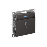 Выключатель карточный Systeme Electric AtlasDesign 10А, без задержки времени, механизм, БАЗАЛЬТ ATN001467