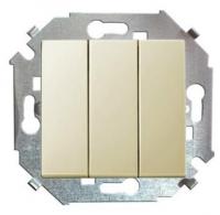 Выключатель 3 клавишный Simon 15 1591391-031