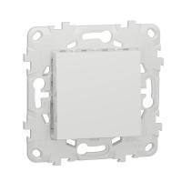 Выключатель 1-клавишный схема 1 10 AX 250 В Unica NEW Schneider Electric белый NU520118
