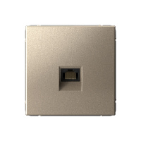 Розетка компьютерная RJ45, кат. 5е Systeme Electric ArtGallery шампань GAL000583