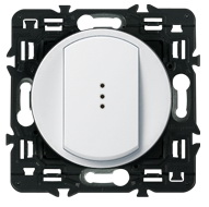 Выключатель влагозащищенный IP44 одноклавишный с подсветкой Legrand Celiane 67001 | 67803 | 67686 | 80251