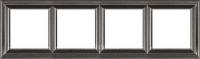Рамка 4-пост цт. антрацит Jung Eco Profi Deco EPD484AN