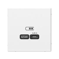 Высокоскоростная розетка USB тип-С Systeme Electric ArtGallery лотос GAL001327