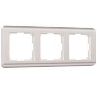 Рамка из пластика на 3 поста Stream перламутровый Werkel Stream перламутровый W0032113