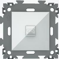 Розетка телефонная CGSS цв. белый GL-W201T-WCM