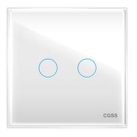 Сенсорный выключатель 2 клав. CGSS WT-M02 | WT-P02W