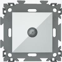 Розетка телевизионная CGSS цв. белый GL-W201V-WCM