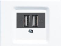 usb зарядка | розетка Jung SL500 260205+SL569TWW