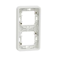 Рамка 2-постовая вертикальная, IP55 Mureva Styl Schneider Electric MUR39151, белый