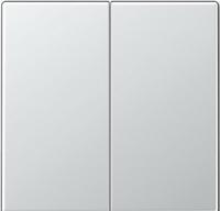 Выключатель двухклавишный Jung 505U+A595AL