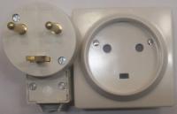 Вилка угловая 2К | З 32А 400V боковой ввод  |  розетка силовая 2К | З 32А 400V со шторками  Legrand 55802 | 55812