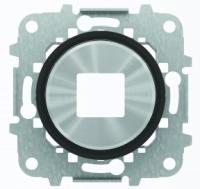 USB зарядка черное стекло ABB Sky Moon 2CLA868500A1501|2CLA818500A1001