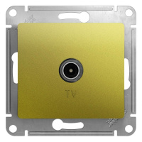 Розетка TV проходная 4DB Systeme Electric (Schneider Electric) Glossa, фисташковый GSL001092