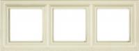 Рамка 3-пост цт. слоновая кость Jung Eco Profi Deco EPD483