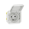 Розетка электрическая Legrand Plexo (белый) 069640L