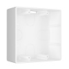 Коробка накладного монтажа для силовой розетки белая Werkel  W1199201