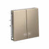 GAL000553 Systeme Electric Schneider Electric ArtGallery цвет шампань