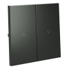 Клавиша для выключателя жалюзи Voltum S70 пластик титан Soft touch (VLS002506)