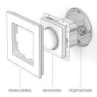 W1142013 Werkel Werkel механизмы перламутровые рифленые