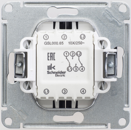 GSL000865 Systeme Electric Schneider Glossa шоколад