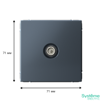 GAL000791 Systeme Electric Schneider Electric ArtGallery цвет грифель