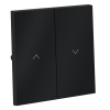 Клавиша для выключателя жалюзи Voltum S70 пластик графит Soft touch (VLS002507)