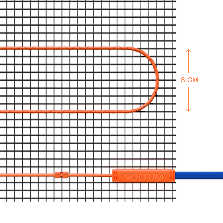 Нагревательный мат Voltum Т200 (VLT01-200-1.0)