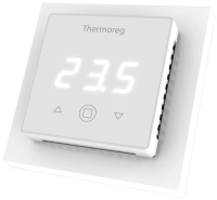 Терморегулятор TI 300 сенсорный програмируеммый с ЖК дисплеем, функции ECO и LOGIC Thermo Thermoreg TI300