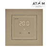 Терморегулятор цифровой ATOM Delta шампань 16А CN2679