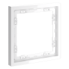 Рамка пластиковая на 1 пост Voltum S70 пластик белая глянцевая (VLS100101)