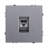 Розетка Ethernet RJ45 Cat.6, серый Kollinger Eclipse EC-017GY