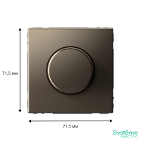 GAL000623 Systeme Electric Schneider Electric ArtGallery цвет мокко