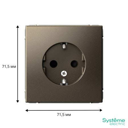 GAL000645 Systeme Electric Schneider Electric ArtGallery цвет мокко
