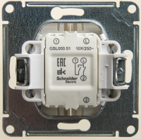 GSL000651 Systeme Electric Schneider Glossa перламутр