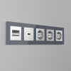 W1181101 + W1191109 Werkel Werkel механизмы серебряные рифленые