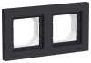 Рамка 2-постовая IP44, Systeme Electric AtlasDesign карбон ATN441002
