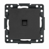 Розетка телефонная rj 11 черная EKF EZT01-034-10