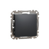 Переключатель перекрестный 1-клавишный 10АХ Schneider Electric Sedna Design, антрацит SDD114107