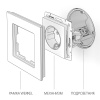 W1171108 Werkel Werkel механизмы черные матовые