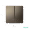 GAL000653 Systeme Electric Schneider Electric ArtGallery цвет мокко