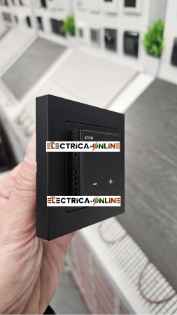 Терморегулятор программируемый ATOM Delta с Wi-Fi черный матовый